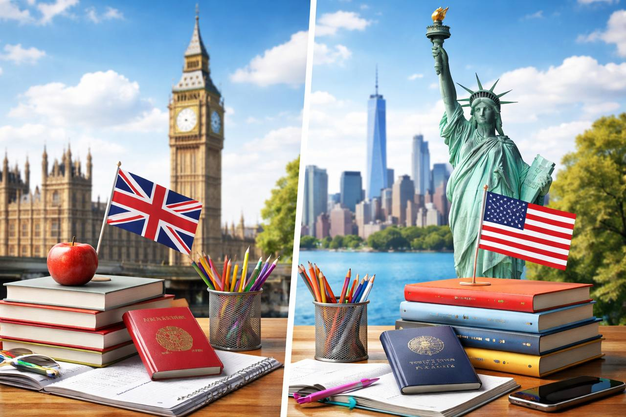 Какие оценки нужны для поступления в Великобританию и США